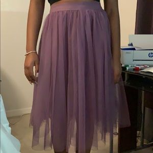 Purple skirt